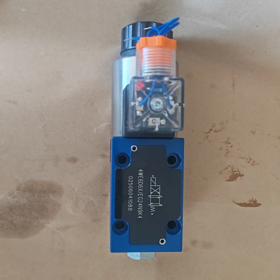 4WE Series Hydraulic Directional Control Solenoid Valve 4WE10J3X 4WE6Y6X/EG24N9DL 4WE10H5X/EW230N9K4 4WE6 6X/EG24N9K4/B10