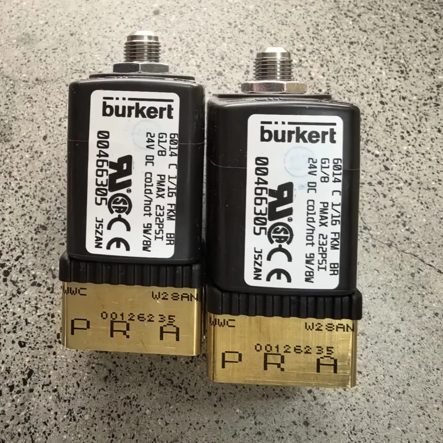 6014 As Direct-acting 2/2-way Plunger Valve BURKERT TYPE SOLENOID VALVE 00125374 00501215 00784706 00126137 00126138