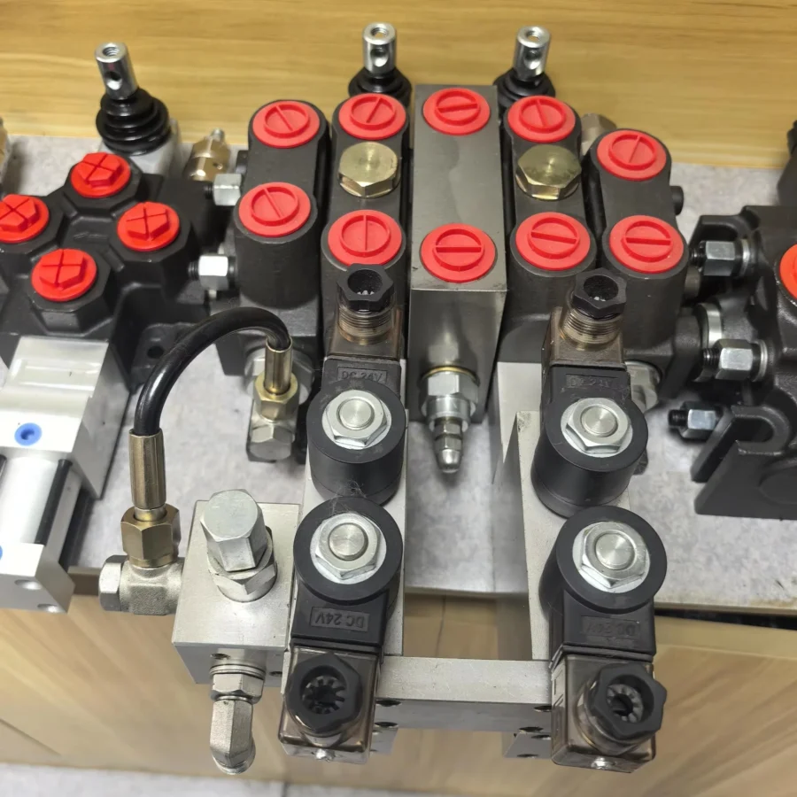 Badestnost Single Valve Tractor P40 P80 P120 Hydraulic Distributor Unit Multi Way Valve 1P40 2P40 3P40 4P40 Directional Valve