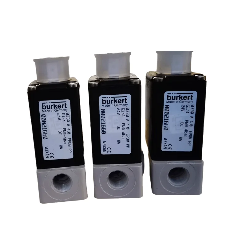 BURKERT Type 0330 As Direct-acting 2/2-way Plunger Valve Dielectric Isolation Solenoid Valve 00222174 00221539 00236897 00021660