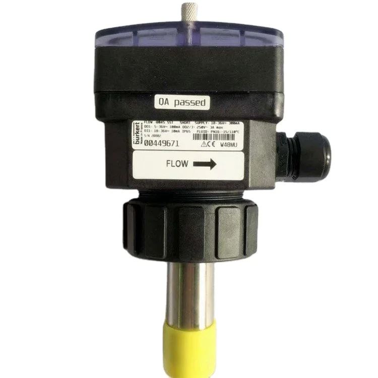 Burkert 8045 Type Magnetic Induction Flowmeter 4-20mA Output 00449671 Solenoid Valve