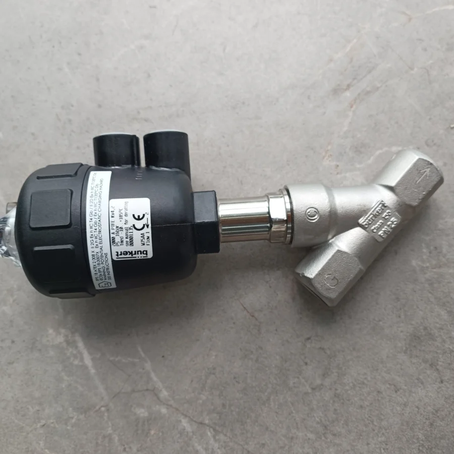 BURKERT 2000 TYPE Solenoid Valve 00001253 Pneumatic Valve 00001250 00001135 00001422 Pneumatic Angle Seat Valve 00001392