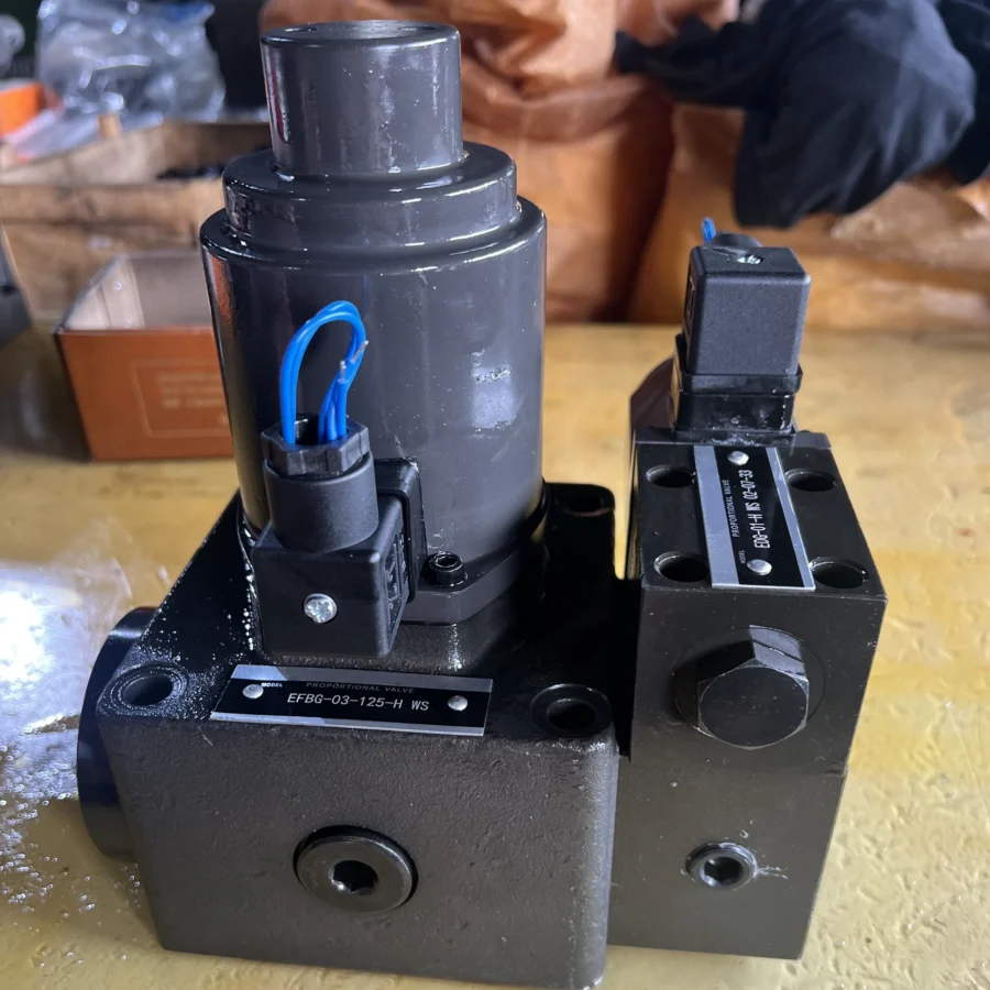 EFBG EDG ERG EFBG-03 Control Valve EFBG-03-125-H WS+EDG-01-H WS 02-07-33 Proportional Hydraulic Relief Valve