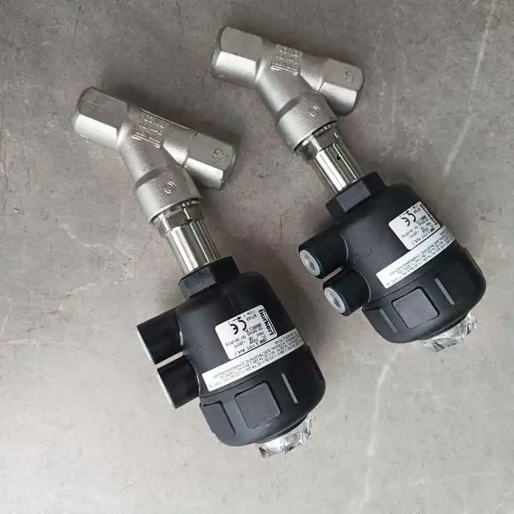 BURKERT 2000 TYPE  00142613 001250 00140342 00001130 Pneumatic Two Position Two Way Angle Seat Valve 00002196 00002198