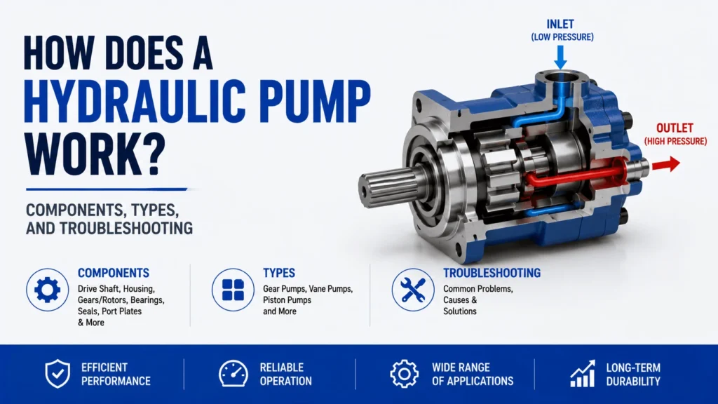 How Does a Hydraulic Pump Work_ Components, Types, and Troubleshooting