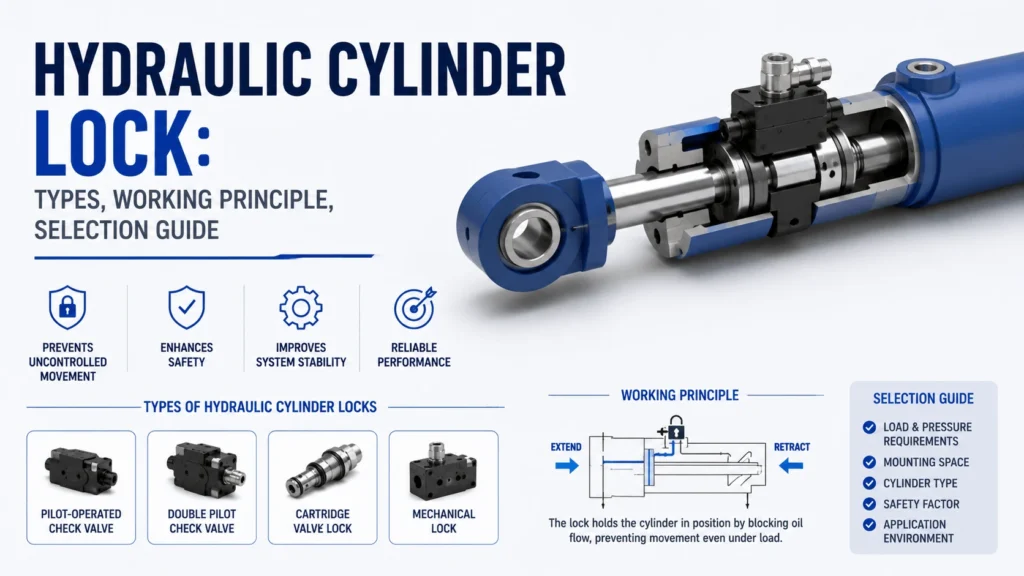 Hydraulic Cylinder Lock- Types, Working Principle, Selection Guide