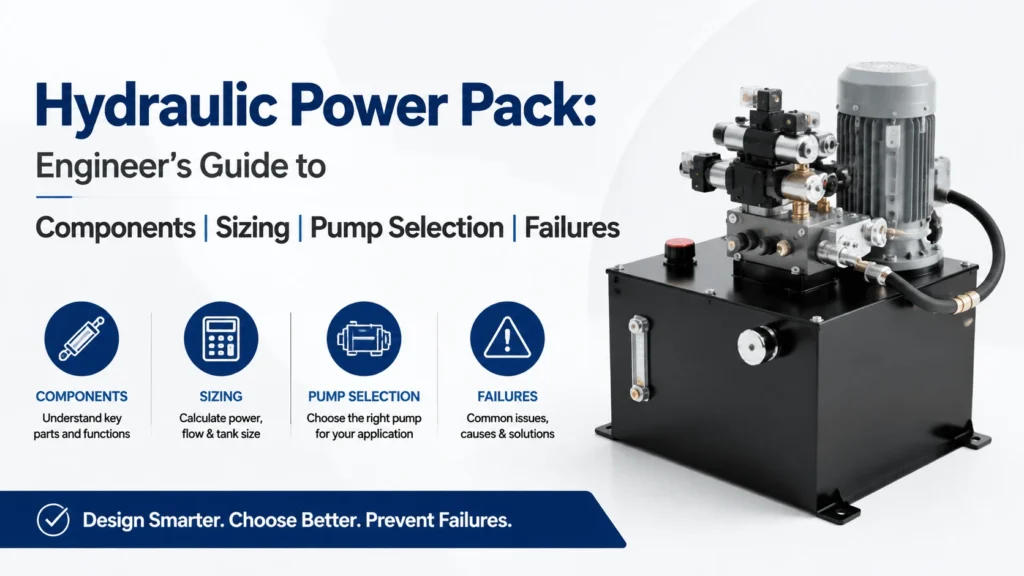 Hydraulic Power Pack- Engineer's Guide to Components, Sizing, Pump Selection & Failures