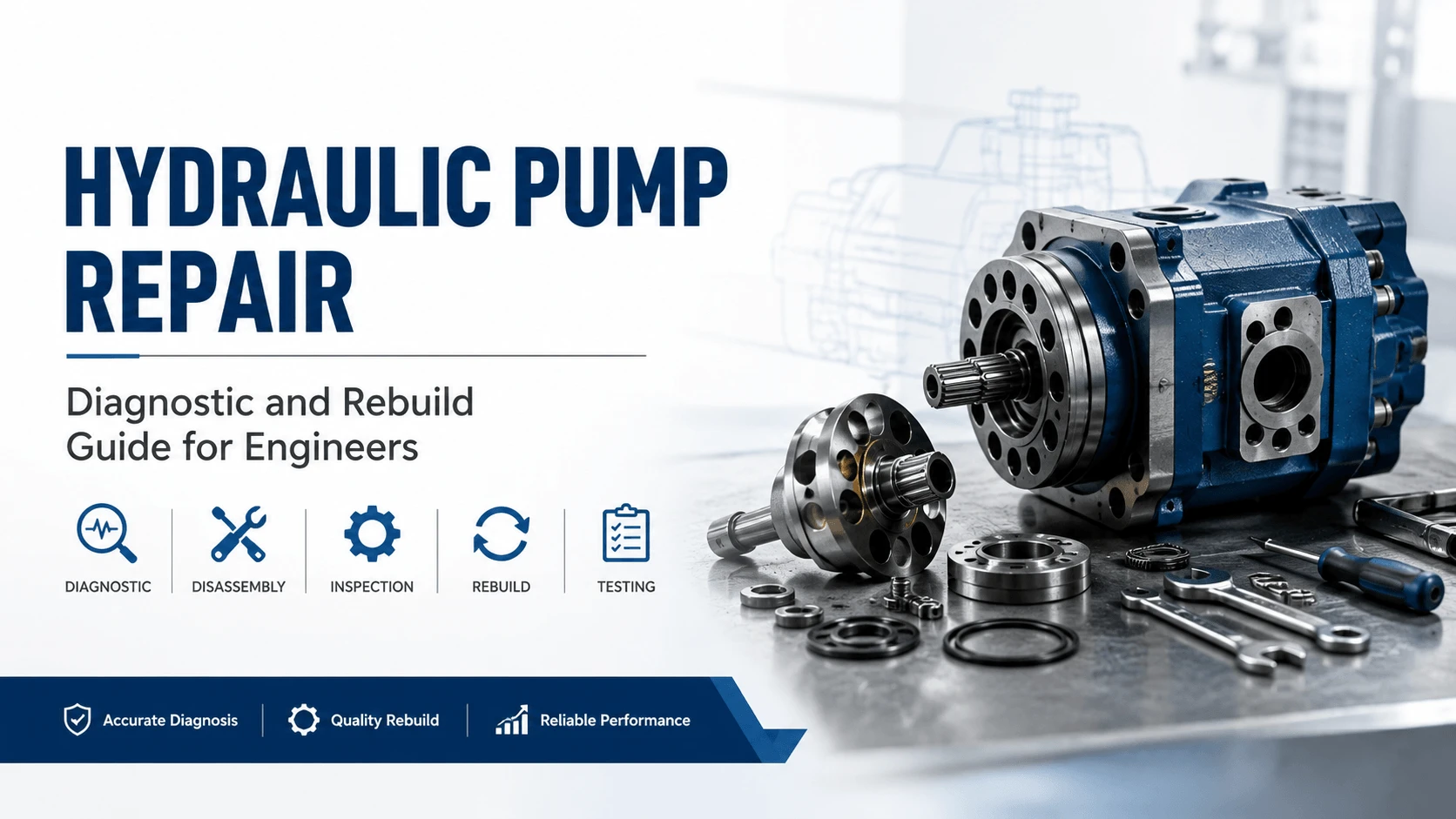 Hydraulic Pump Repair- Diagnostic and Rebuild Guide for Engineers