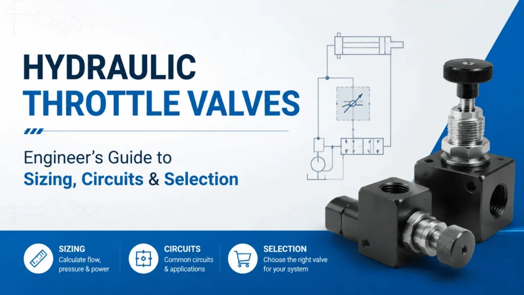 Hydraulic Throttle Valves- Engineer's Guide to Sizing, Circuits & Selection