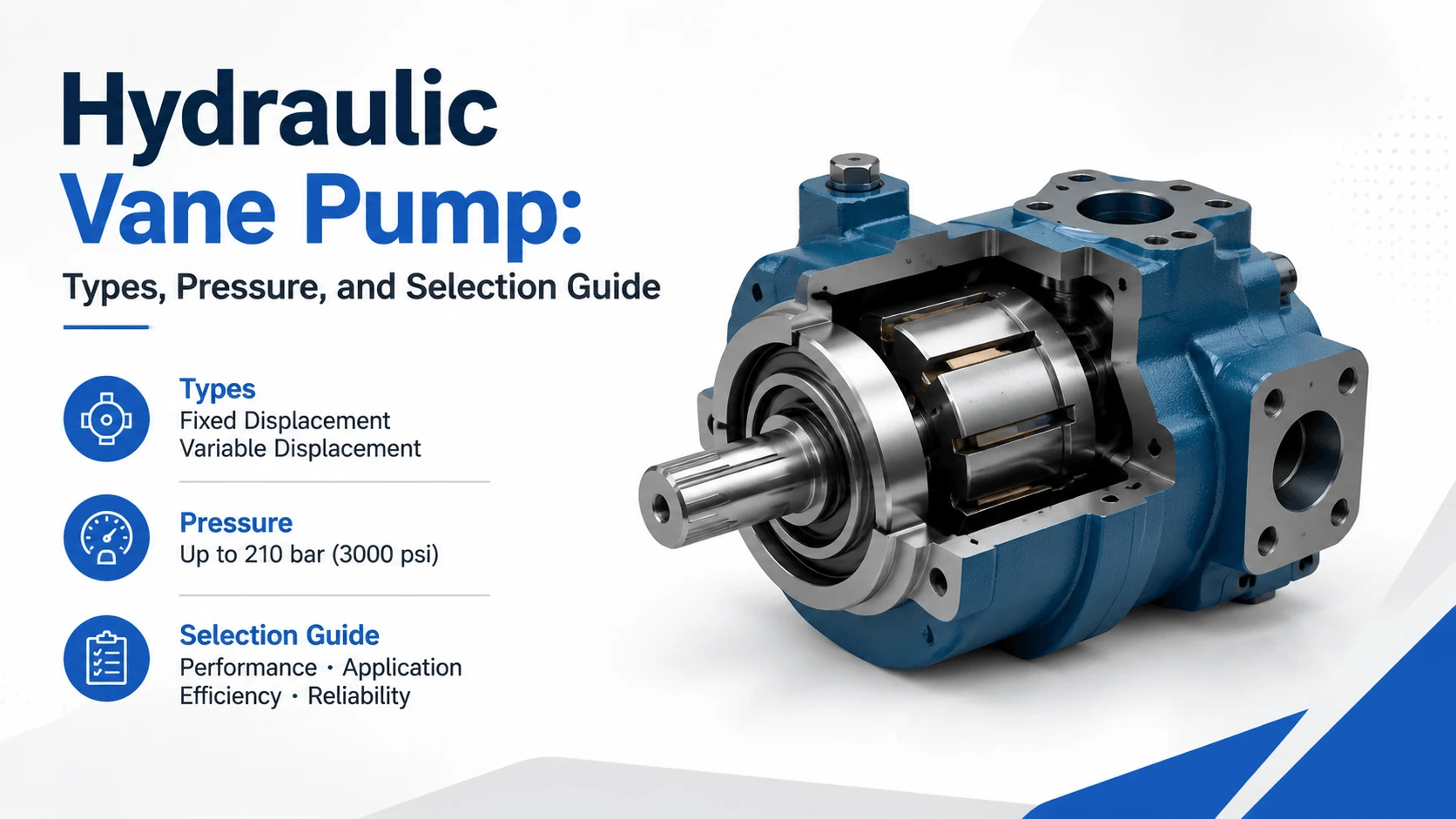 Hydraulic Vane Pump- Types, Pressure, and Selection Guide