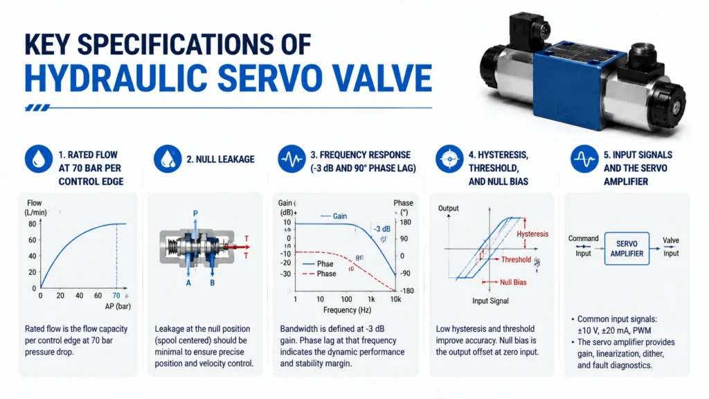 Key Specifications of Hydraulic Servo Valve
