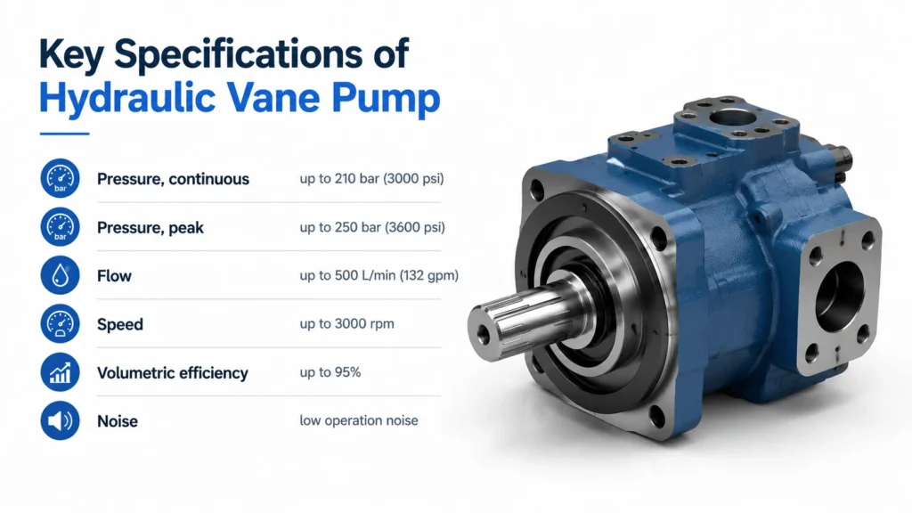 Key Specifications of Hydraulic Vane Pump