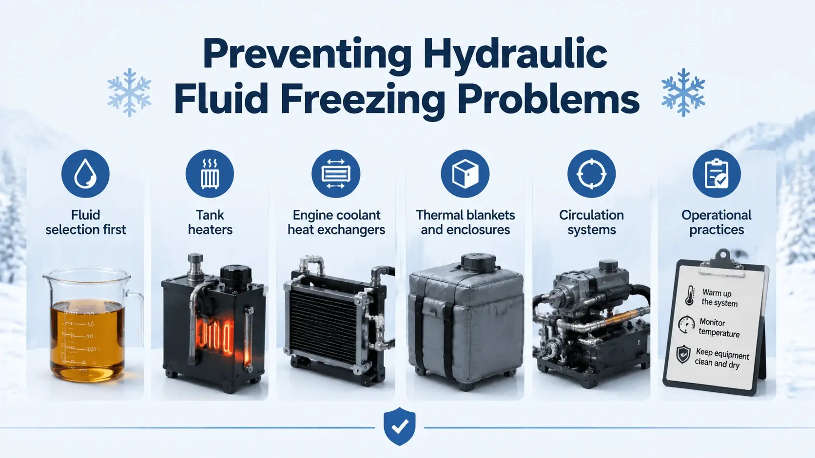 Preventing Hydraulic Fluid Freezing Problems