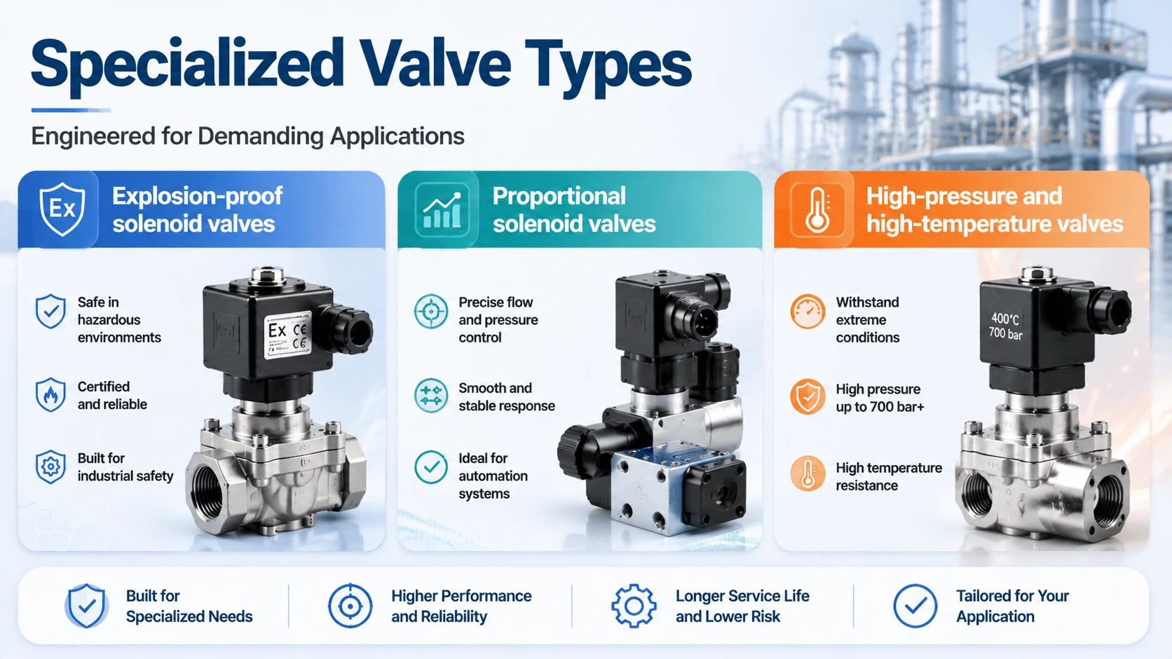 Specialized valve types