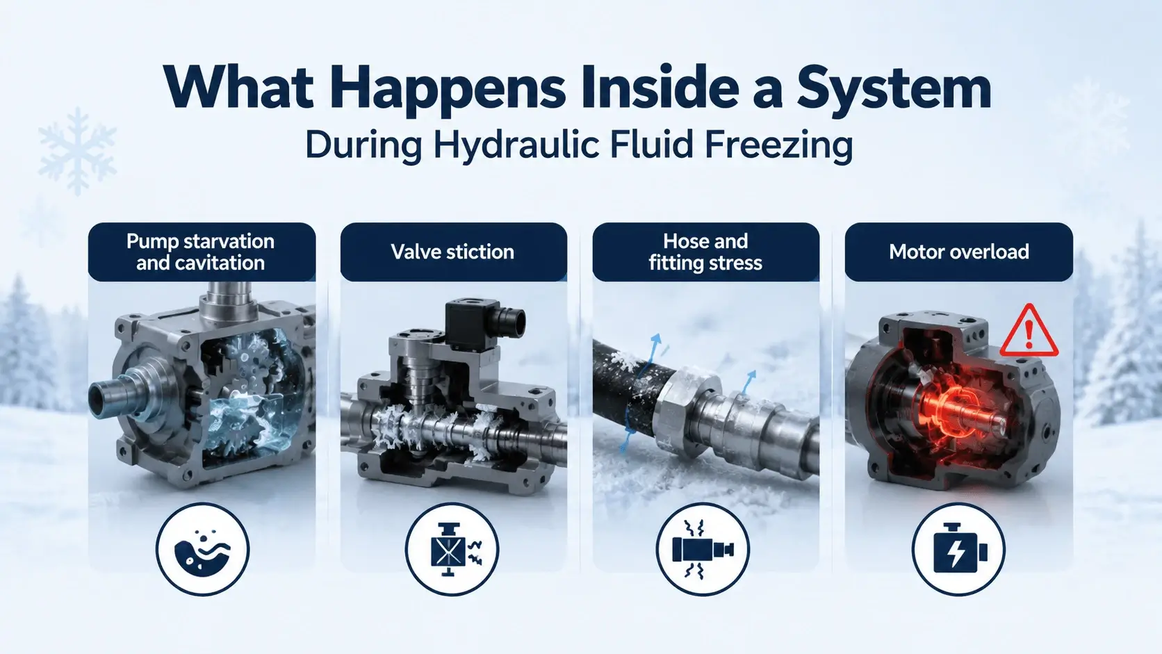 What Happens Inside a System During Hydraulic Fluid Freezing