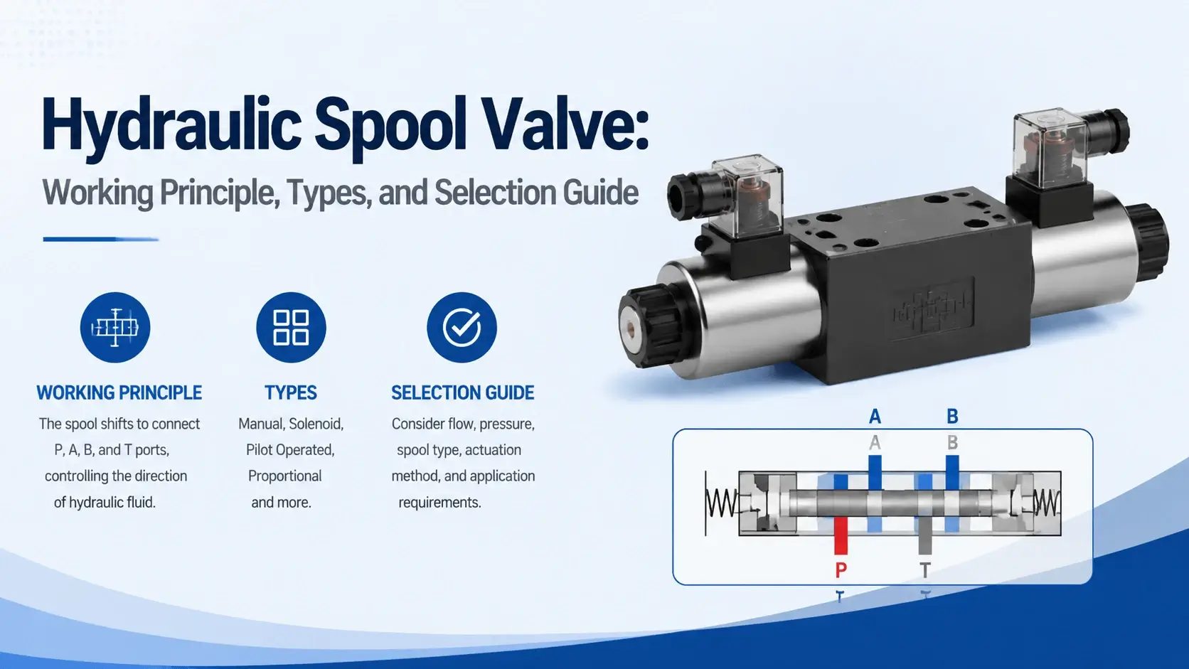 Hydraulic Spool Valve- Working Principle, Types, and Selection Guide