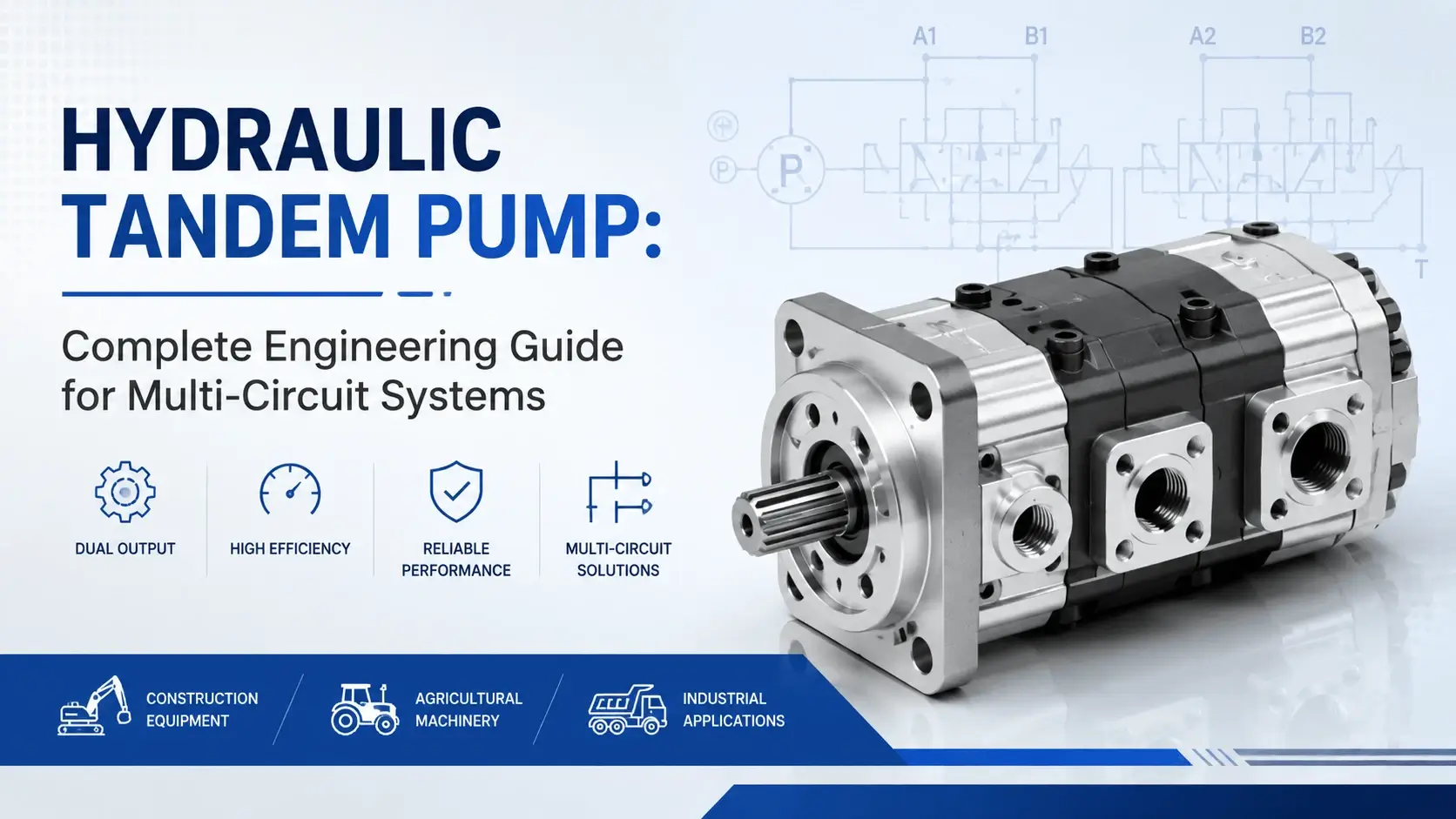 Hydraulic Tandem Pump- Complete Engineering Guide for Multi-Circuit Systems