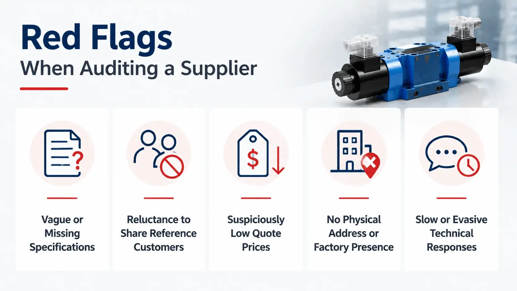 Red Flags When Auditing a Supplier
