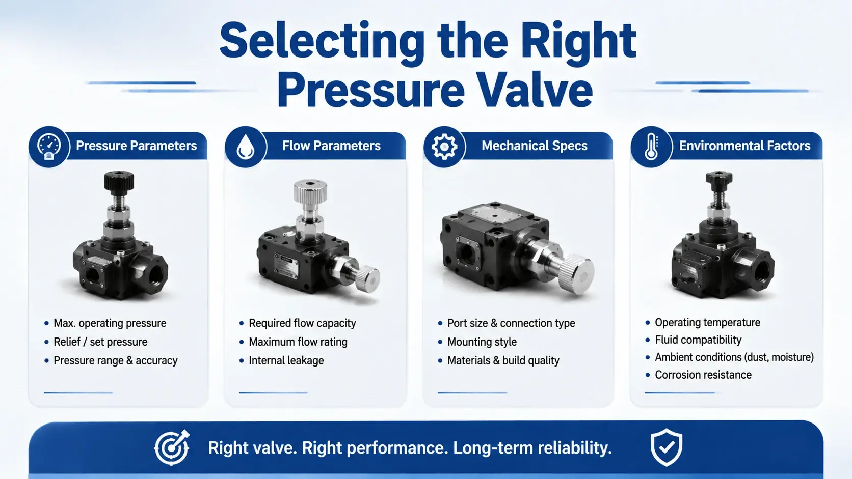 Selecting the Right Pressure Valve