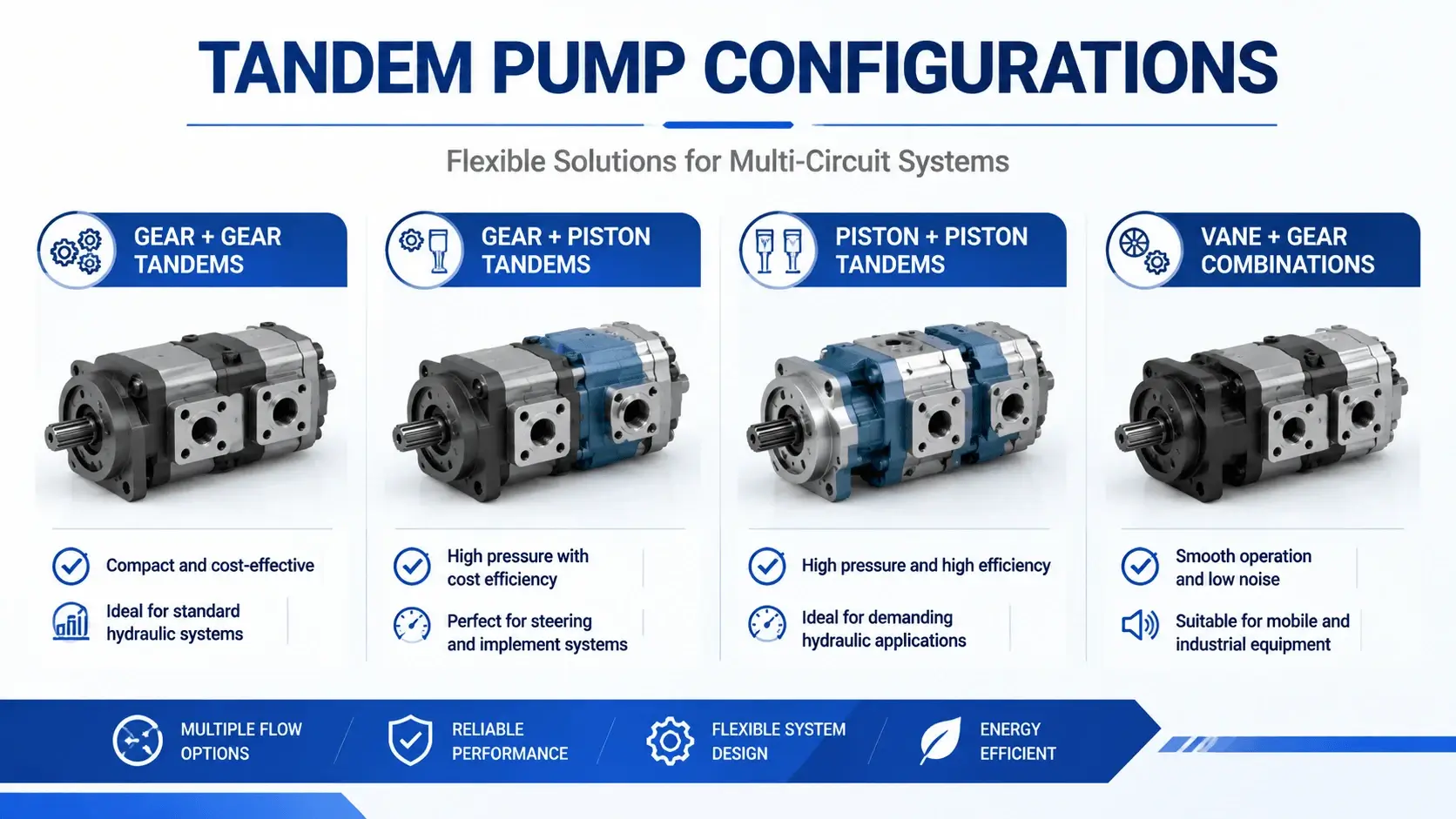 Tandem Pump Configurations